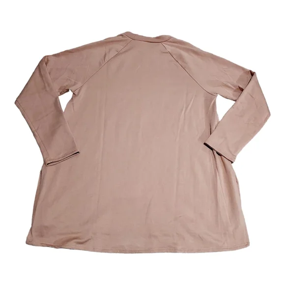 Eileen Fisher Cozy Brushed Terry Raglan-Sleeve Tunic size XS - Picture 4 of 11